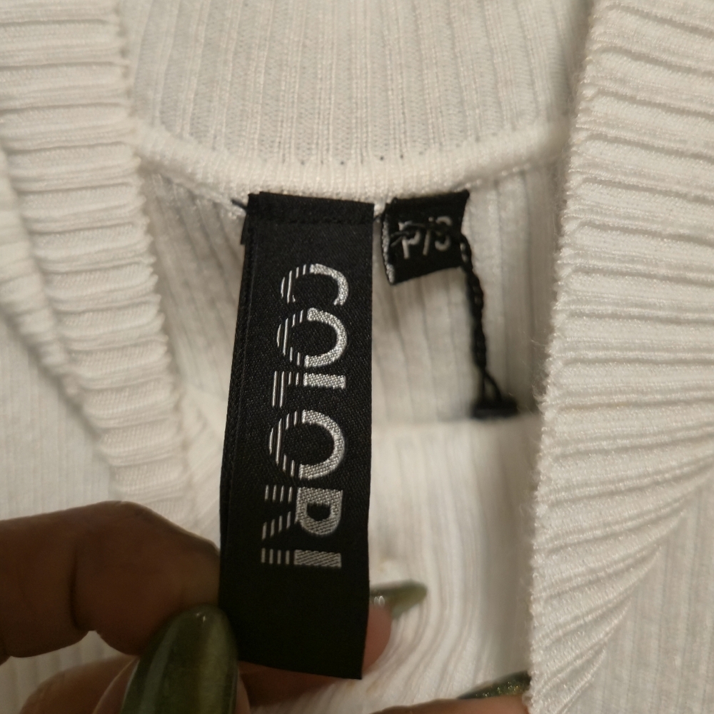 NWT Colori White sweater - Picture 4 of 5